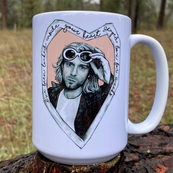 Cosmic Shark Clothing - Wholesale Coffee Mug - Kurt Cobain/Nirvana Mug0