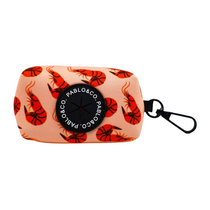 Summer Prawns - DOG POOP BAG HOLDER for wholesale by Pablo & Co. Boutique