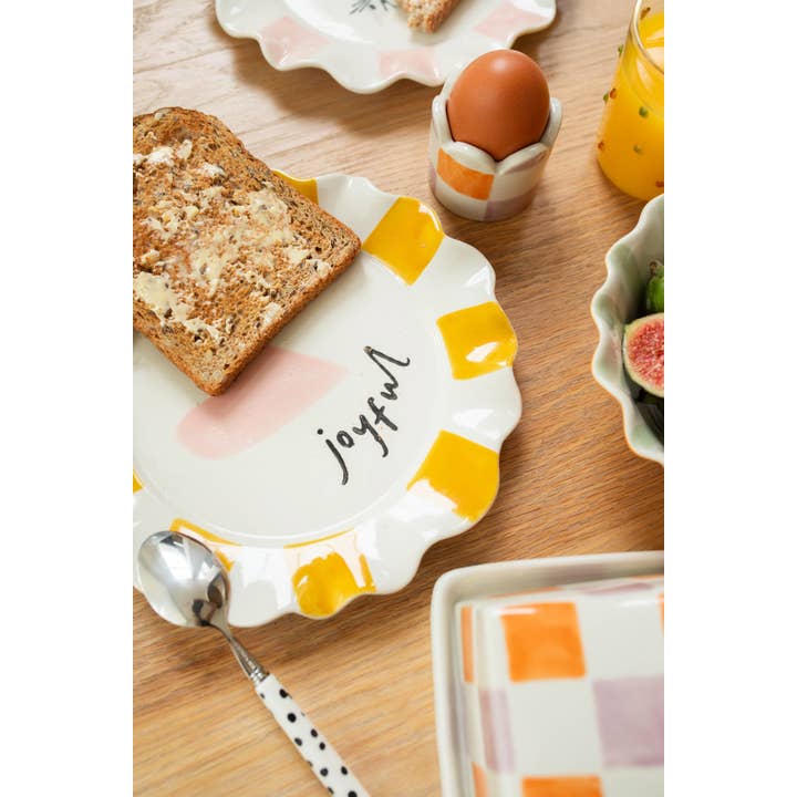 Caroline Gardner – wholesale Decorative plate/dish/bowl – Joyful Pink Heart Plate4