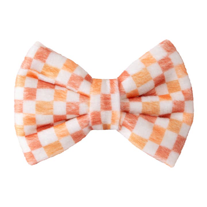 Dog Bow Tie Halloween Checkered | Autumn Collection - Fall for wholesale by Spot N Knot
