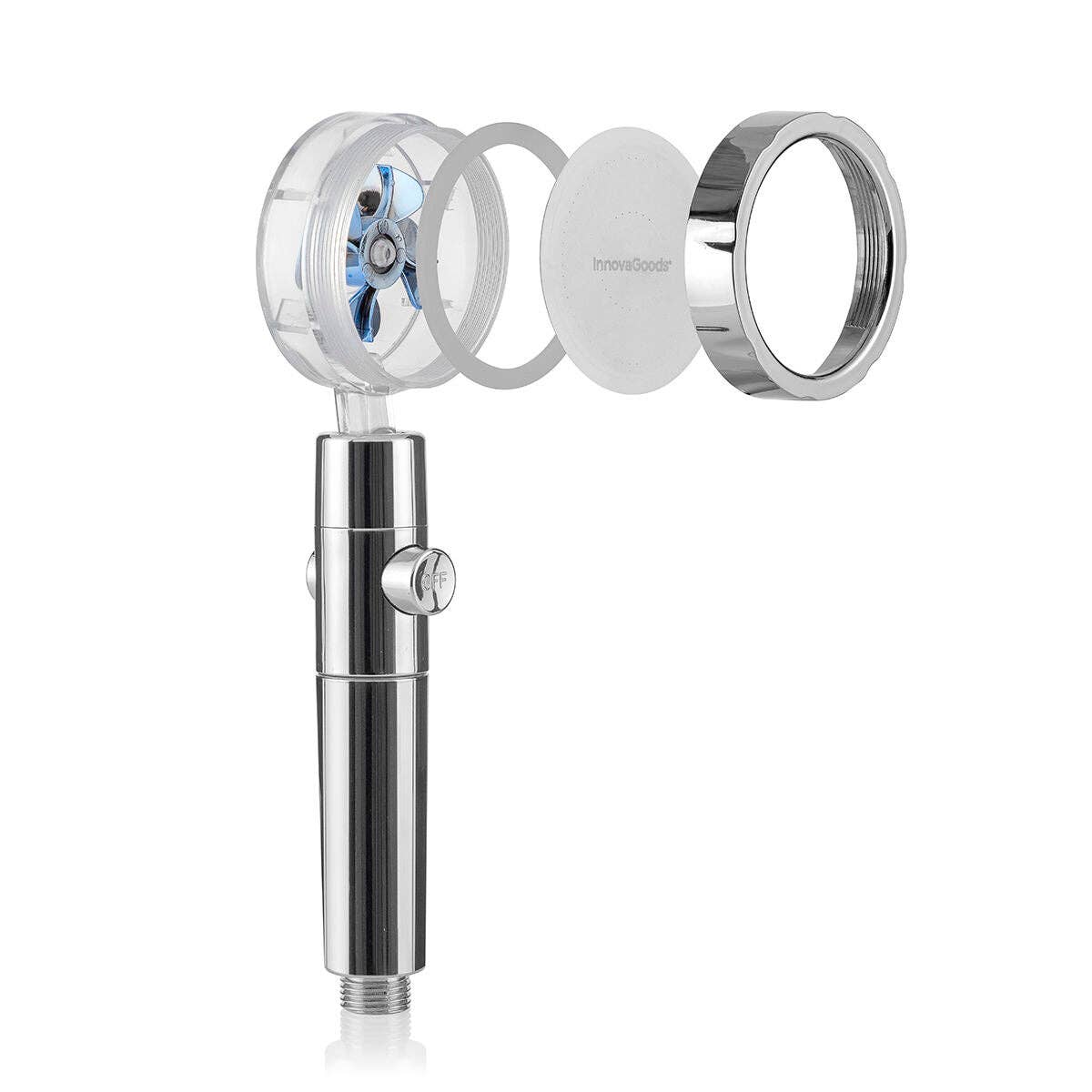 InnovaGoods - Wholesale Body Wash/Shower Gel - Ecoshower with Pressure Propeller and Heliwer Purifying Filter7