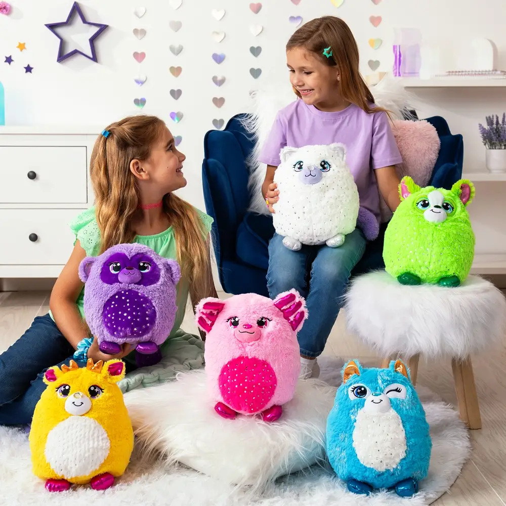 Basic Fun! UK - Wholesale Stuffed/Plush Toy - Kids & Baby - Misfittens Assortment – Cats - Gemstones - Wave 1 - Polybag5