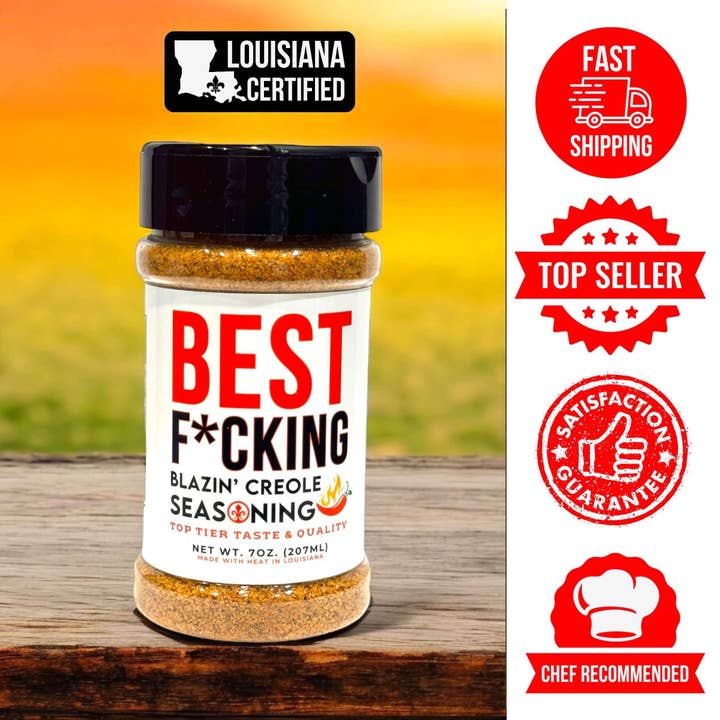 Original Best F*cking Blazin' Cajun Creole Seasoning for wholesale by Cajun Creole Kitchen Co.