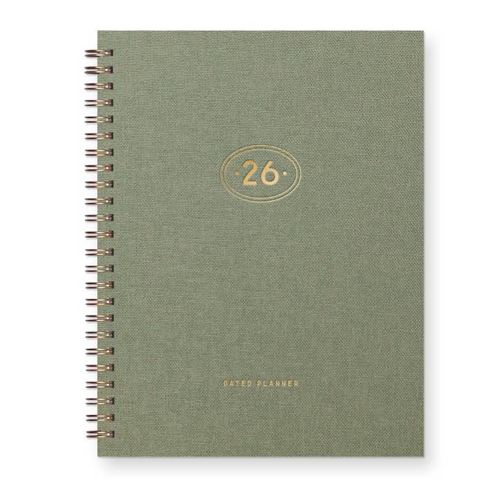 Ruff House Print Shop - Wholesale Planner - 2026 Gold Plated Dated Planner : Calendar Year1