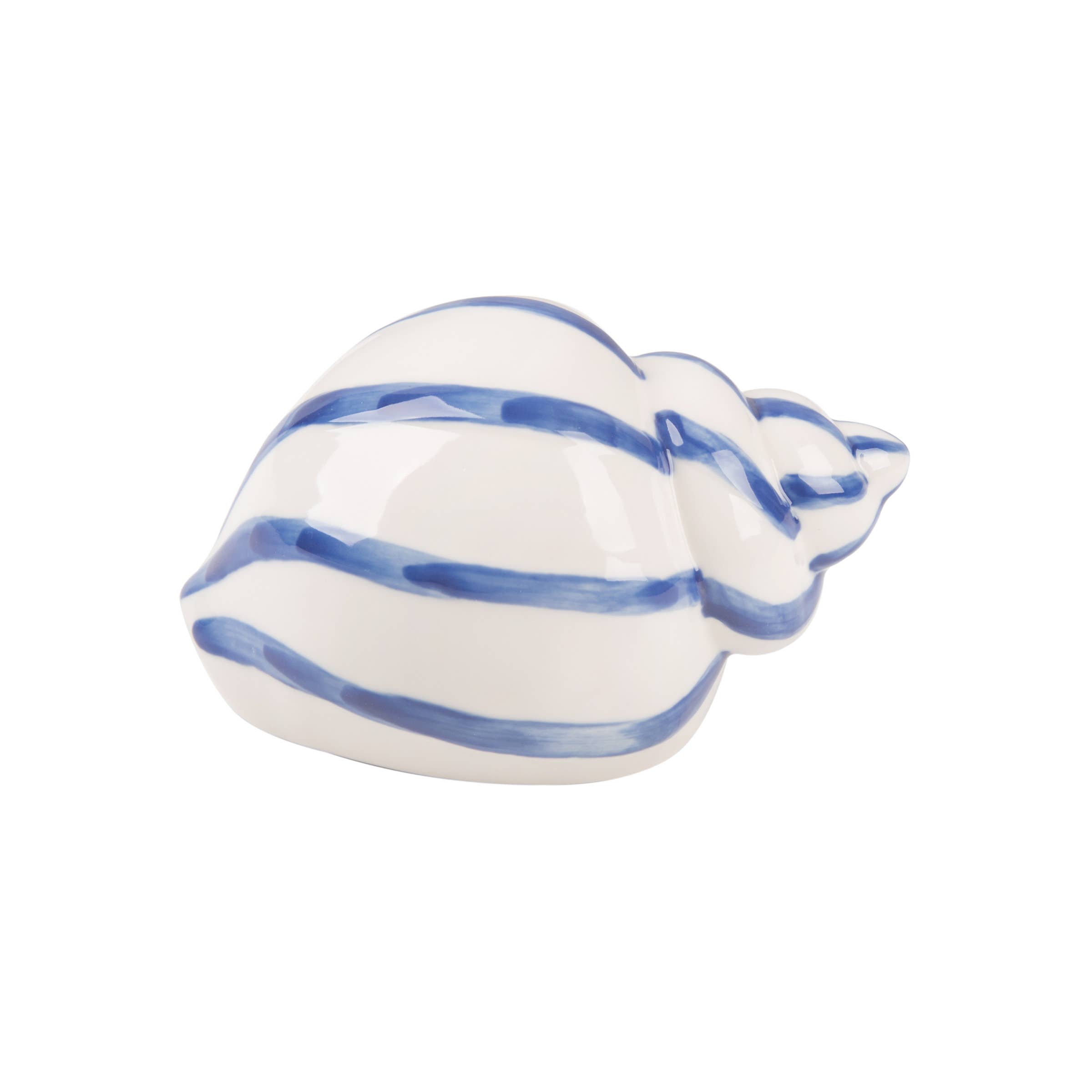 Beachcombers - Wholesale Decorative Figurine - Blue Stripe Shell Large Decorative Figurine