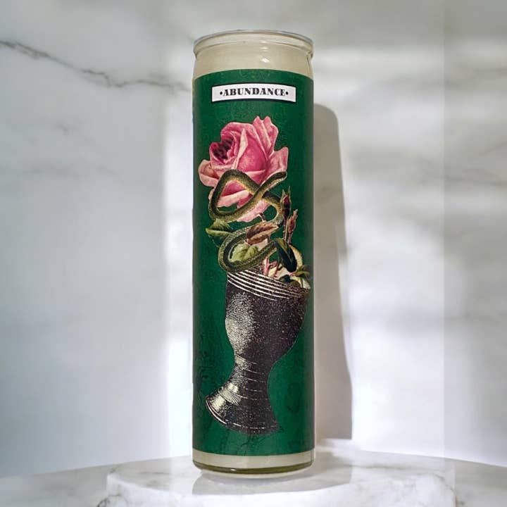 Snakes for Hair - Wholesale Votive Candle - Abundance Altar Ritual Candle