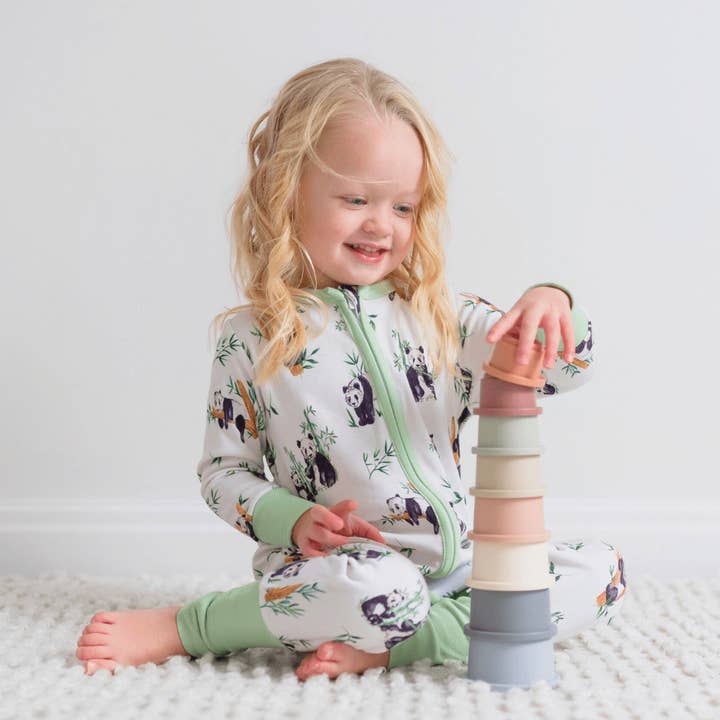 Playful Pandas Sleepsuit for wholesale by GrowGrows