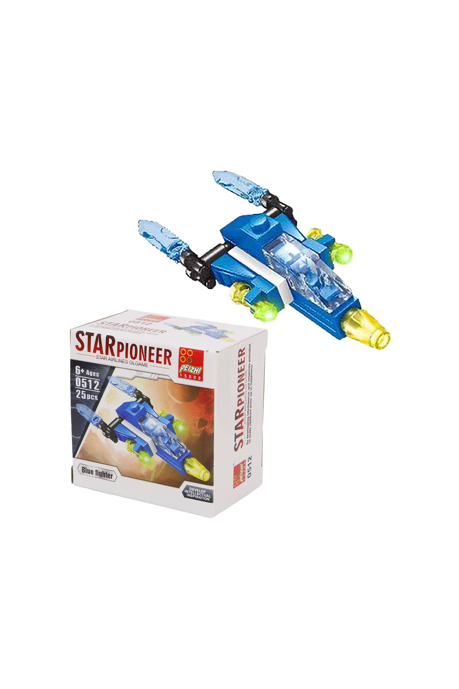 ASSORTED Outer Space Craft Diy Building Block - 12 Pcs for wholesale on Faire7