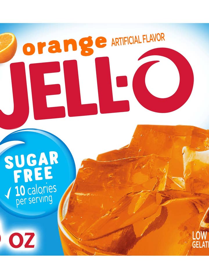 US - Sugar Free - Kraft Jell-O Orange Dessert Mix 0.3 oz for wholesale by iSweet.ca