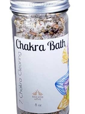 Soaks - 7 Chakra Clearing 8oz for wholesale by Educated Lotus