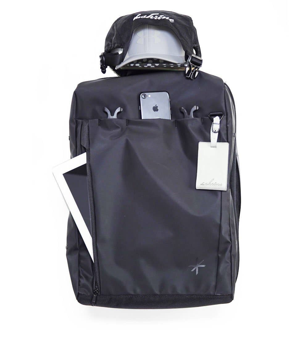 The Shrine - Wholesale Backpack - Unisex - Shrine Sneaker Weekender - Triple Black V36