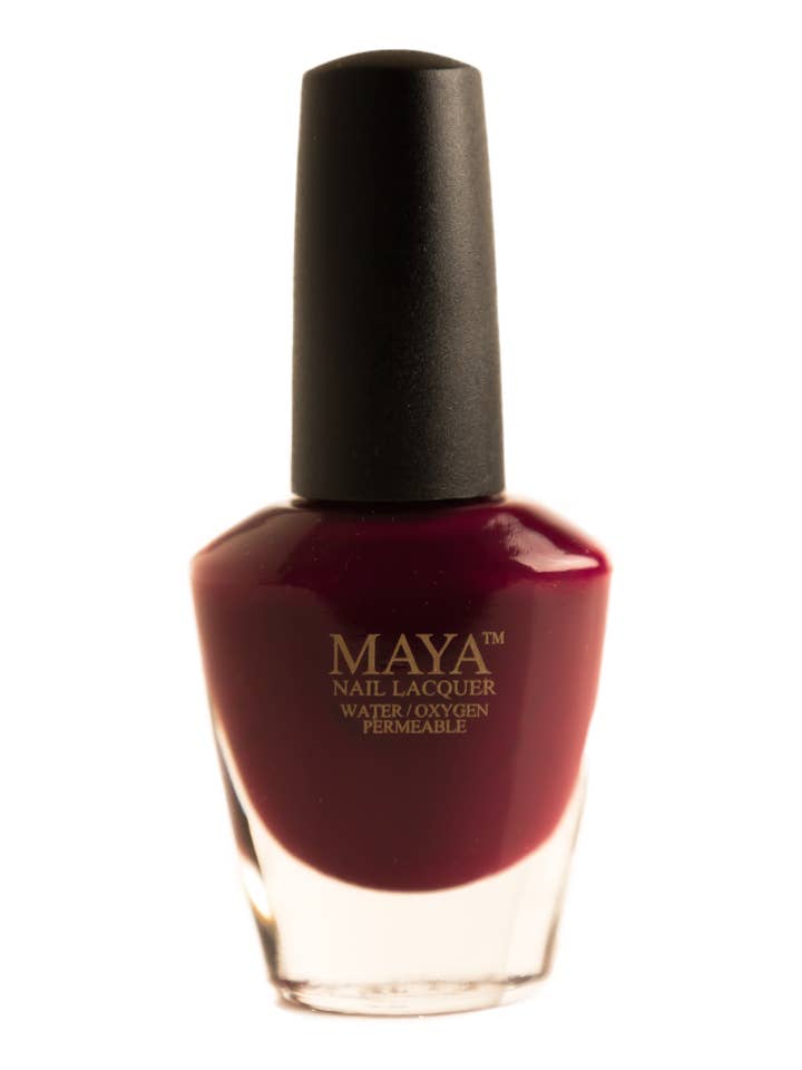 Crimson Glow Nail Polish (breathable) for wholesale by MAYA Cosmetics