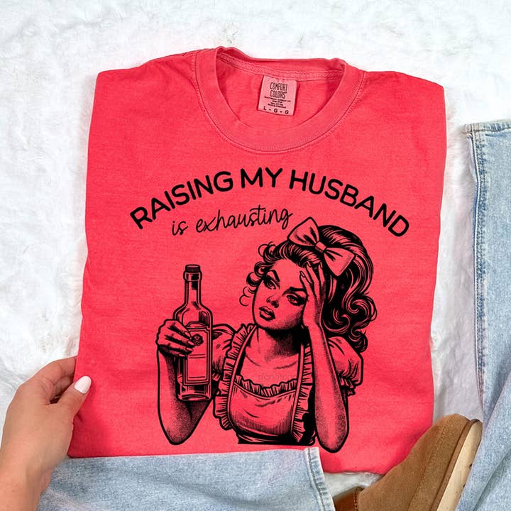 Trendy Transfers - Venta al por mayor Papel transfer para sublimación - Criar a mi esposo es agotador DTF Transferencia de Calor0