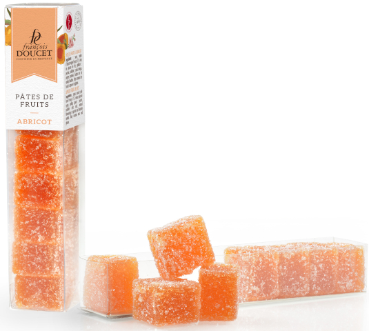 French Feast - Wholesale Preserves - Francois Doucet · Apricot pâte de fruit squares0
