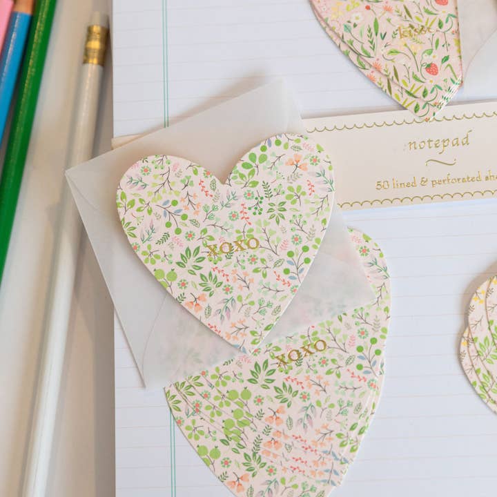 Karen Adams Designs - Vendita all'ingrosso Biglietti d'amore - Contenitori regalo XO Floral Heart2