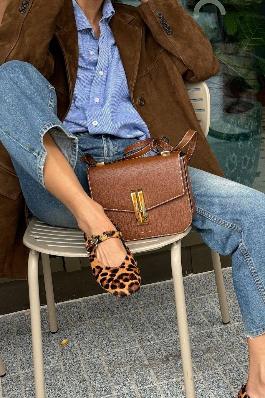 HIDDENBRAND - Wholesale Blazer - Women's - vintage oversized suede lapel blazer in brown17