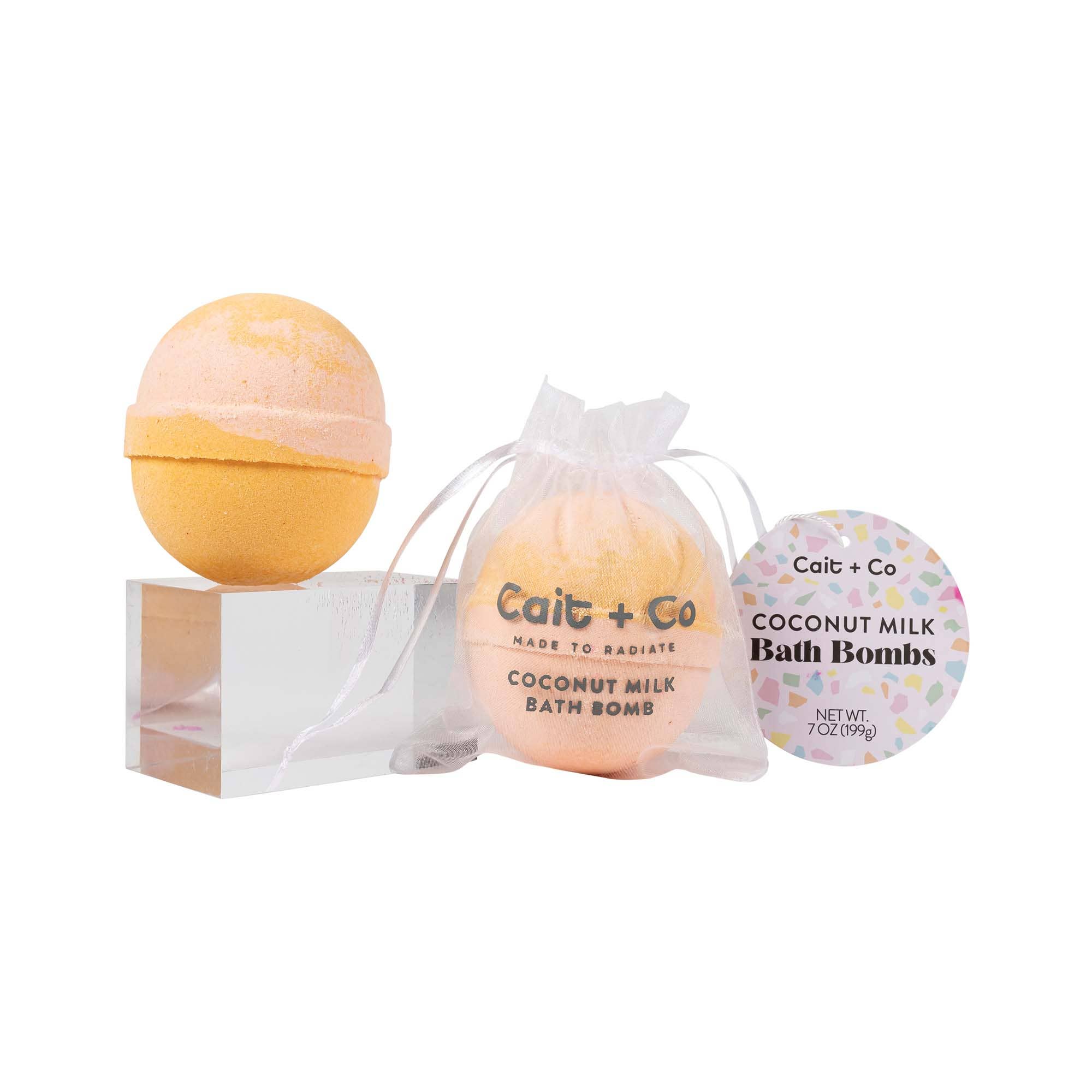 Cait + Co - Wholesale Bath Bomb/Fizz - Topaz Bath Bomb4
