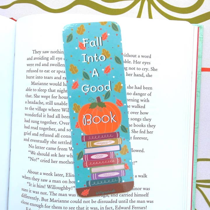 Segnalibro "Immergiti in un Buon Libro" per la vendita all'ingrosso da parte di Let's Jess Doodle