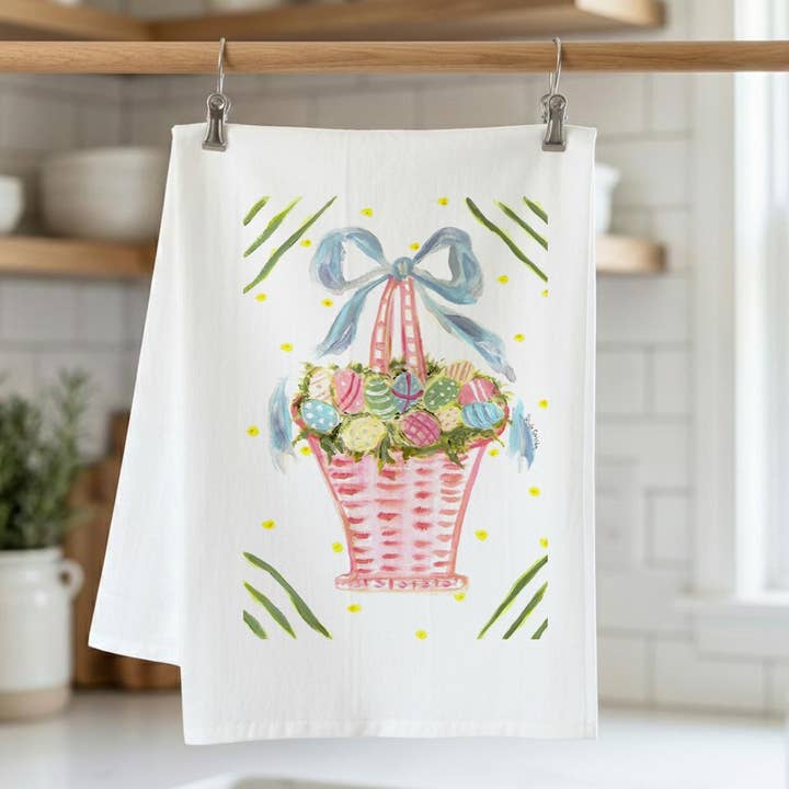 Easter Kitchen Towel for wholesale by Pamela Cassidy Designs
