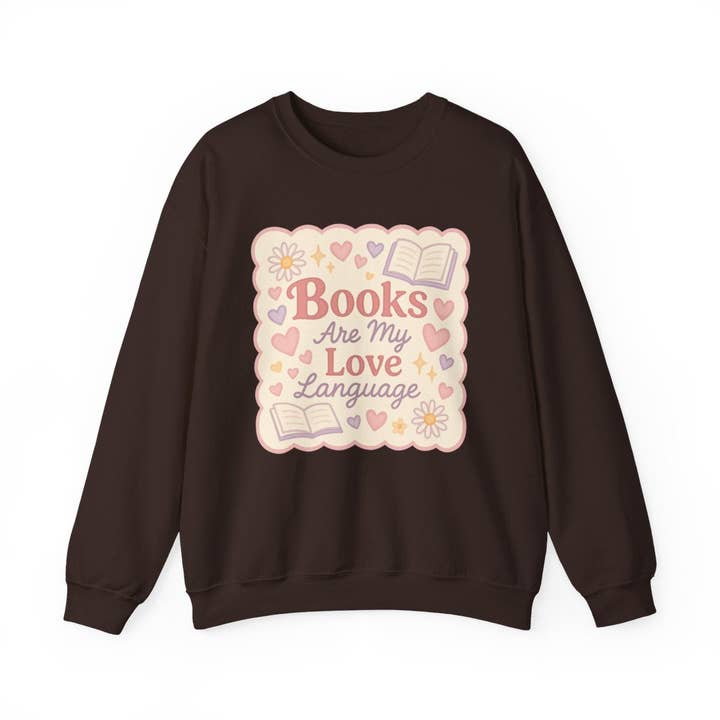MagicMerchEmporium - Wholesale Graphic Sweatshirt - Women's - Books Are My Love Language Sweatshirt4