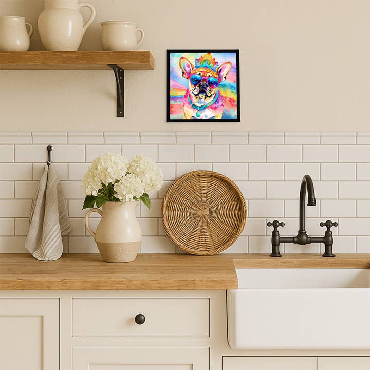 Pug Hippie Dawg Metal Print DAC2546 for wholesale by Caroline's Treasures