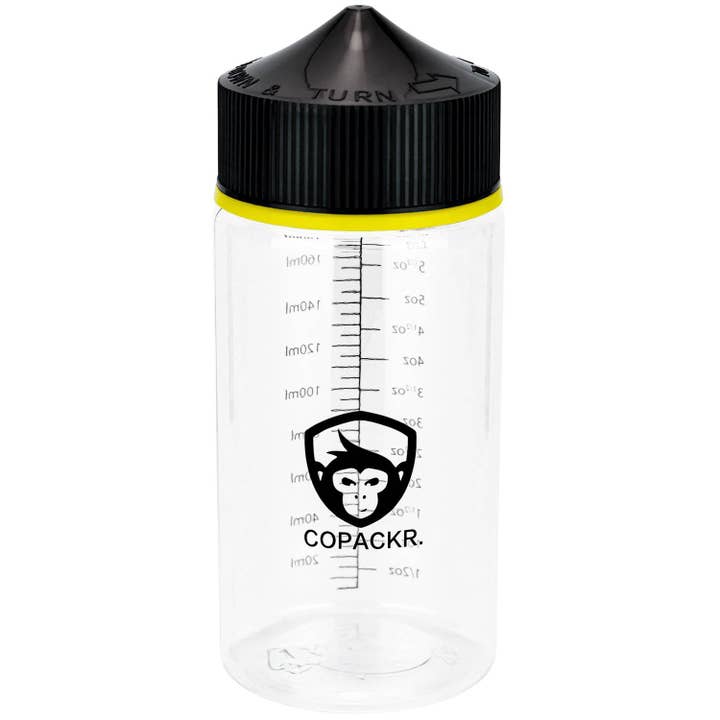 Copackr - Wholesale Essential oil holder - Copackr Branded Chubby Gorilla V3 Dropper Bottle : 200ml Plastic Bottles with Measurement