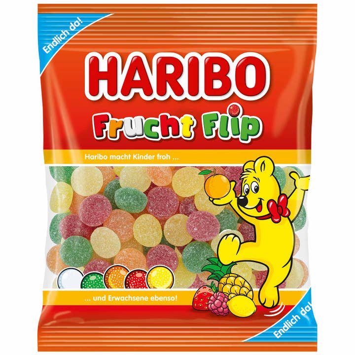 Haribo Frucht Flip 160g (Germany) for wholesale by Global Bite Co