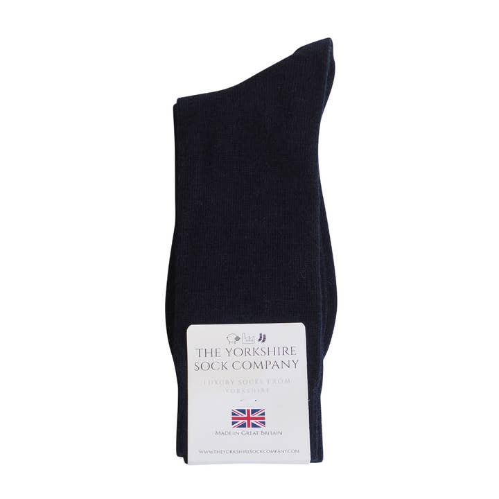 Duchy Everyday Merino Socks - 6 Pair Bundle Black for wholesale by Yorkshire Sock Company