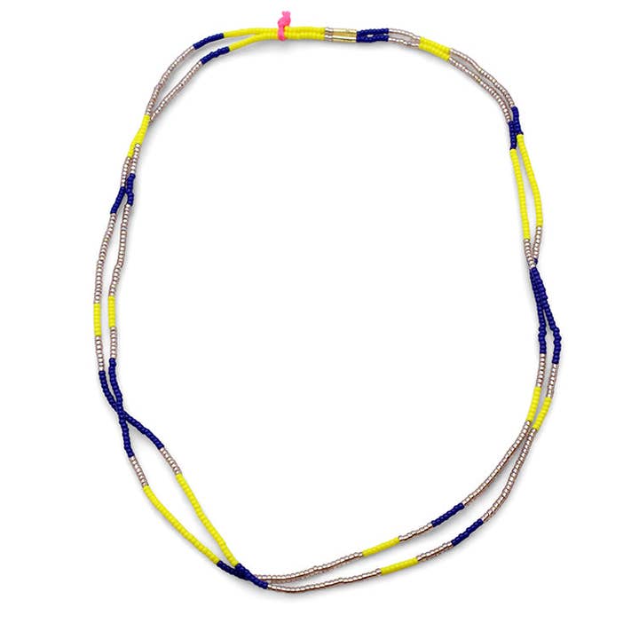Ensemble de 2 chokers Rumi / Jaune pour la vente par bluma project