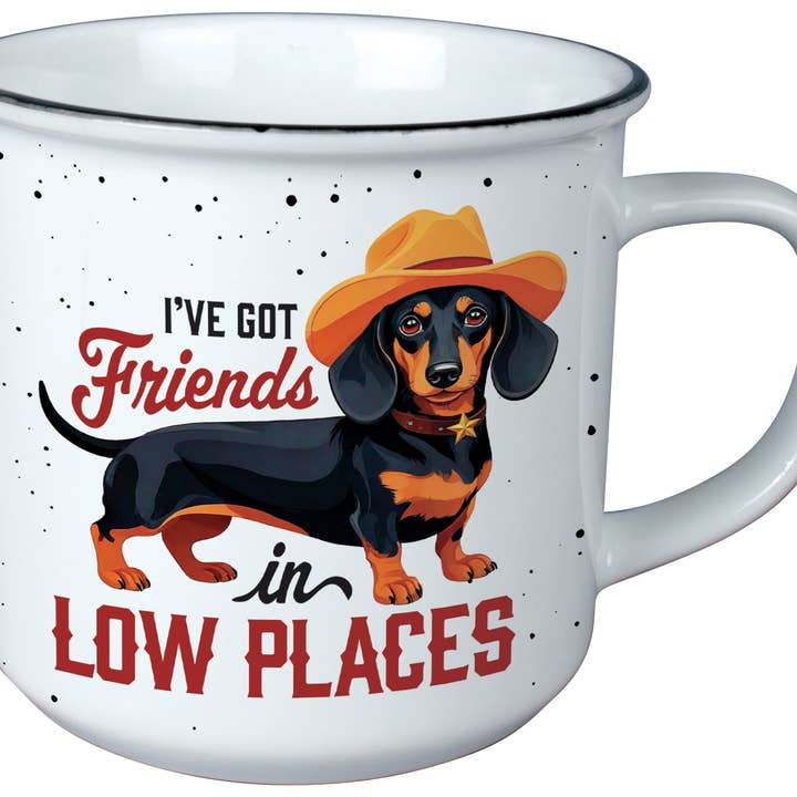 Mug Vintage "Dachshund" pour la vente par Gift & Garden by Carson