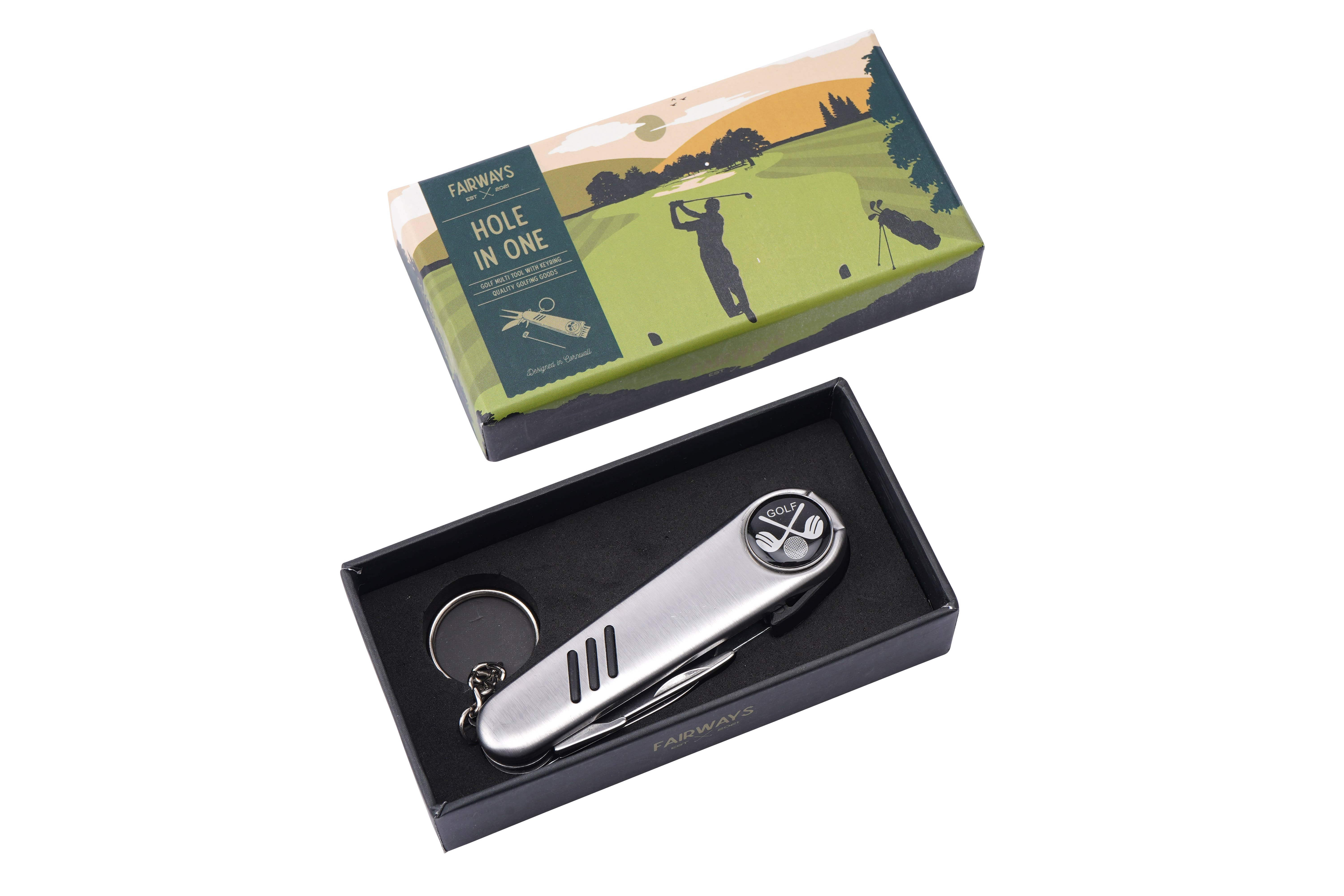 CGB Giftware – wholesale Handy tool – Fairways Golfing Goods Golf Multi Tool in Gift Box2