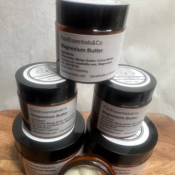 Calming Magnesium Butter for wholesale by Fiori Essentials&Co