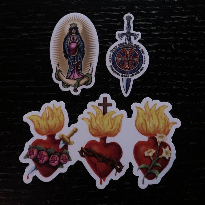 The Retro - a Full of Grace USA Company - Wholesale Sticker - Unifying Hearts Large Die-Cut Decal4