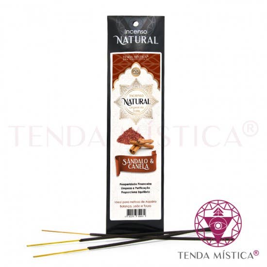 Natural Incense Sandalwood & Cinnamon for wholesale by Tenda Mística