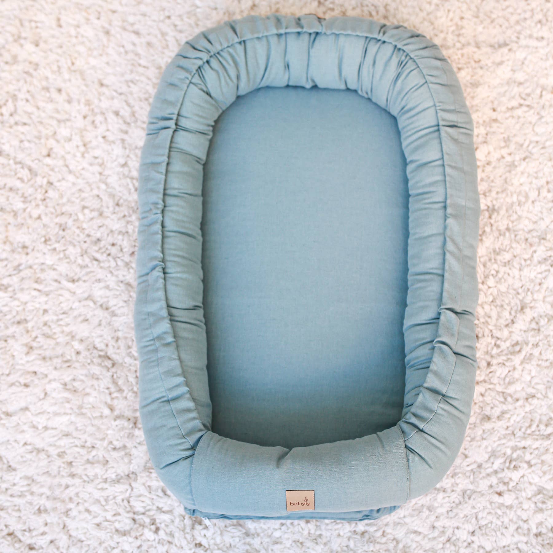 Babyly - Wholesale Bassinet - Baby - babyly - babynest - washed cotton - 4 colors0