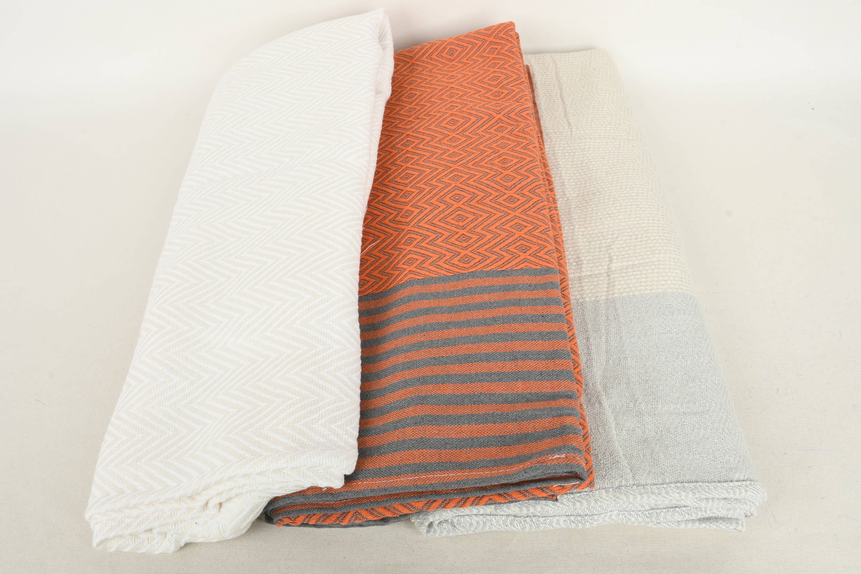 Organic Turkish Towels - Wholesale Throw Blanket - Personalized Blanket, Cozy Throw Set of 67