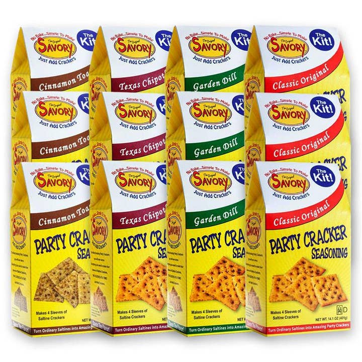 Savory Fine Foods LLC – Engroshandel Tørret krydderiblanding – Savory Krydderi „Sættet“ - Kitkombinationen 3-3-3-3