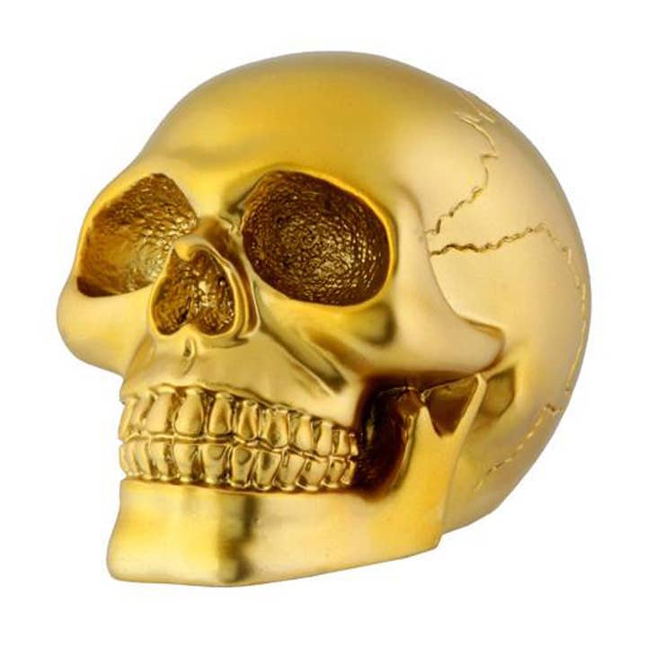Pacific Trading - Wholesale Decorative Figurine - Y7750 Small Gold Skull