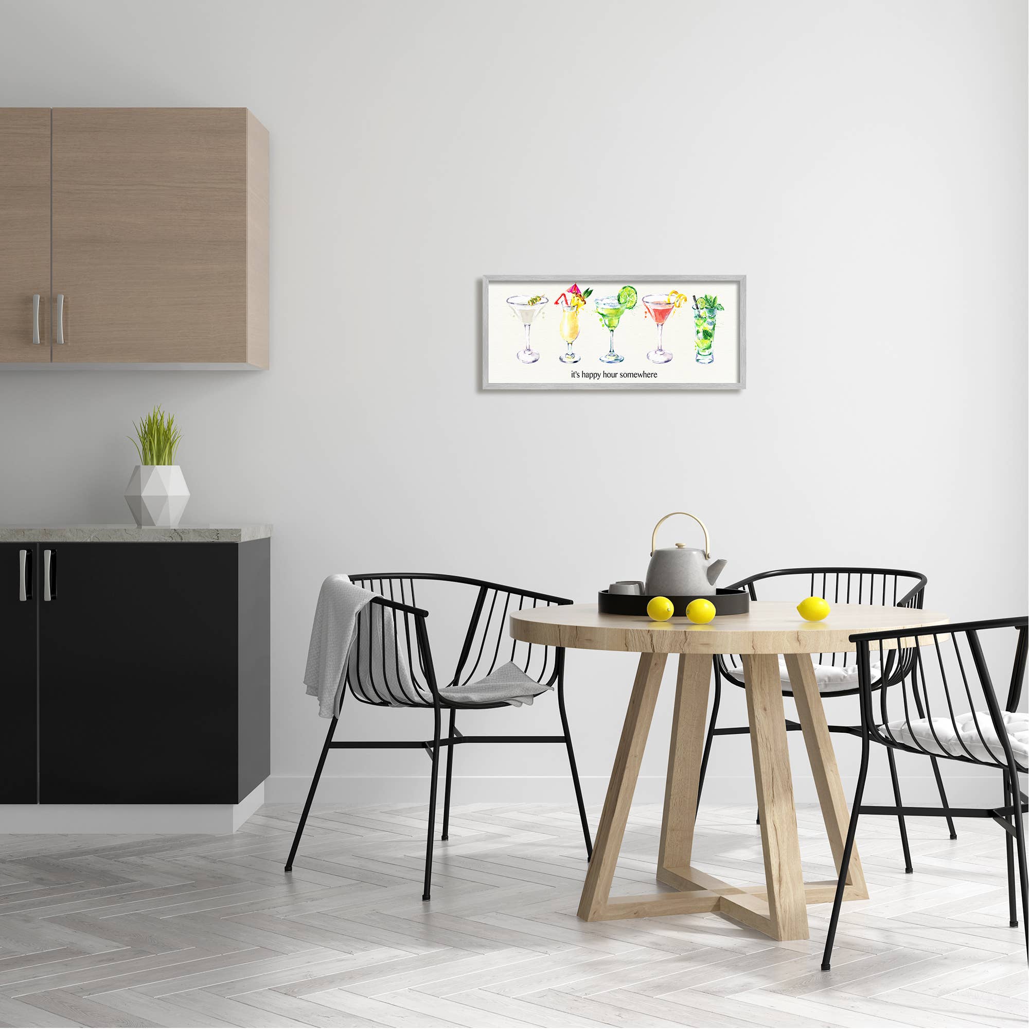 Stupell Industries - Wholesale Wall Sign - Happy Hour Somewhere Cocktails Framed Giclee11