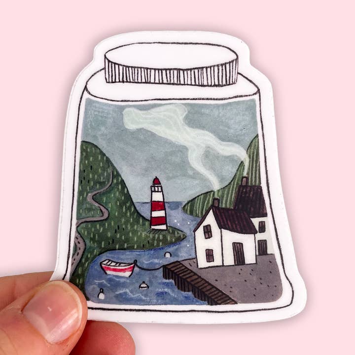 Take me to the ocean - Sticker for wholesale by Leah Bees Creations