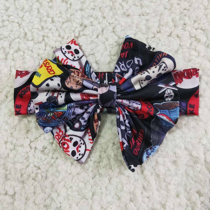 Aier Wholesale - Wholesale Top & Pant Set - Kids - Baby girls Halloween cartoon pants clothes (can choose headband here)