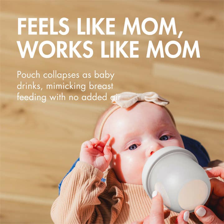 TOMY - Wholesale Baby Bottle - TOMY Boon Nursh Bottle - 3 Bottles - Gray Multicolor2