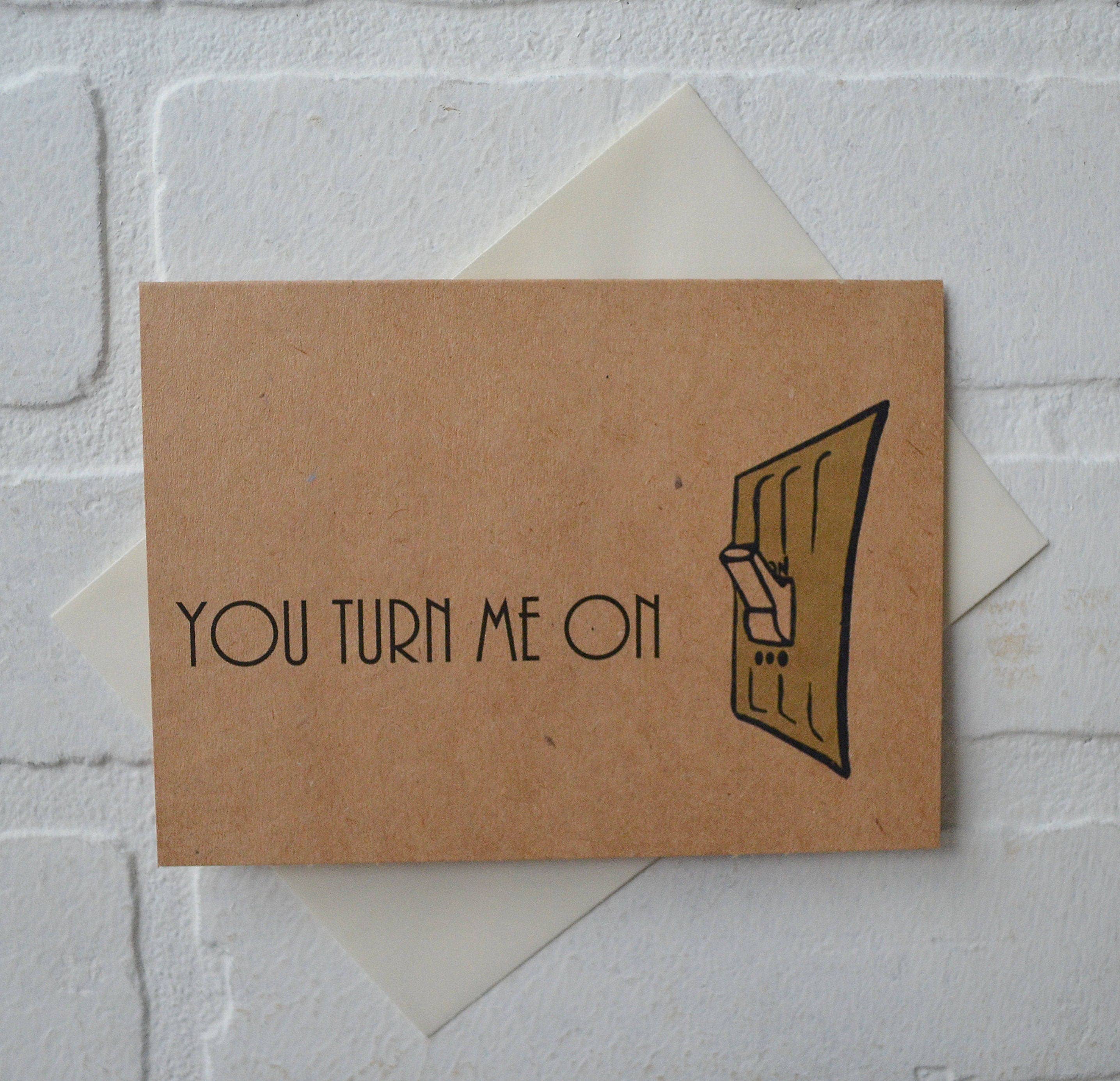 This & That Creations, INC. - Wholesale Valentine's Day Card - You turn me on | Love Greeting Cards | Happy Valentine's Day1
