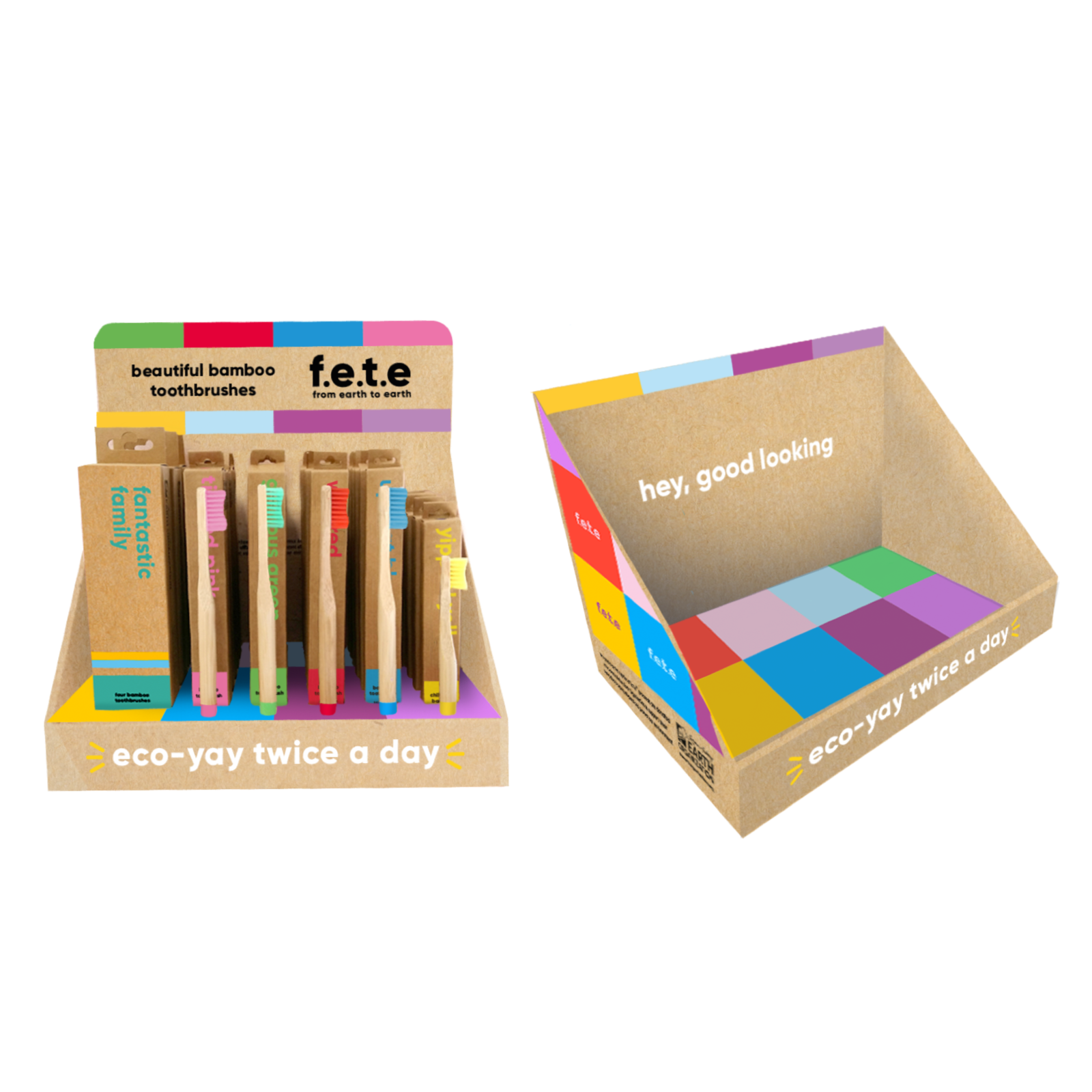 from earth to earth - Wholesale Tandenborstel - Lanceerdoos | f.e.t.e | Starterspakket voor Counter Display Unit1