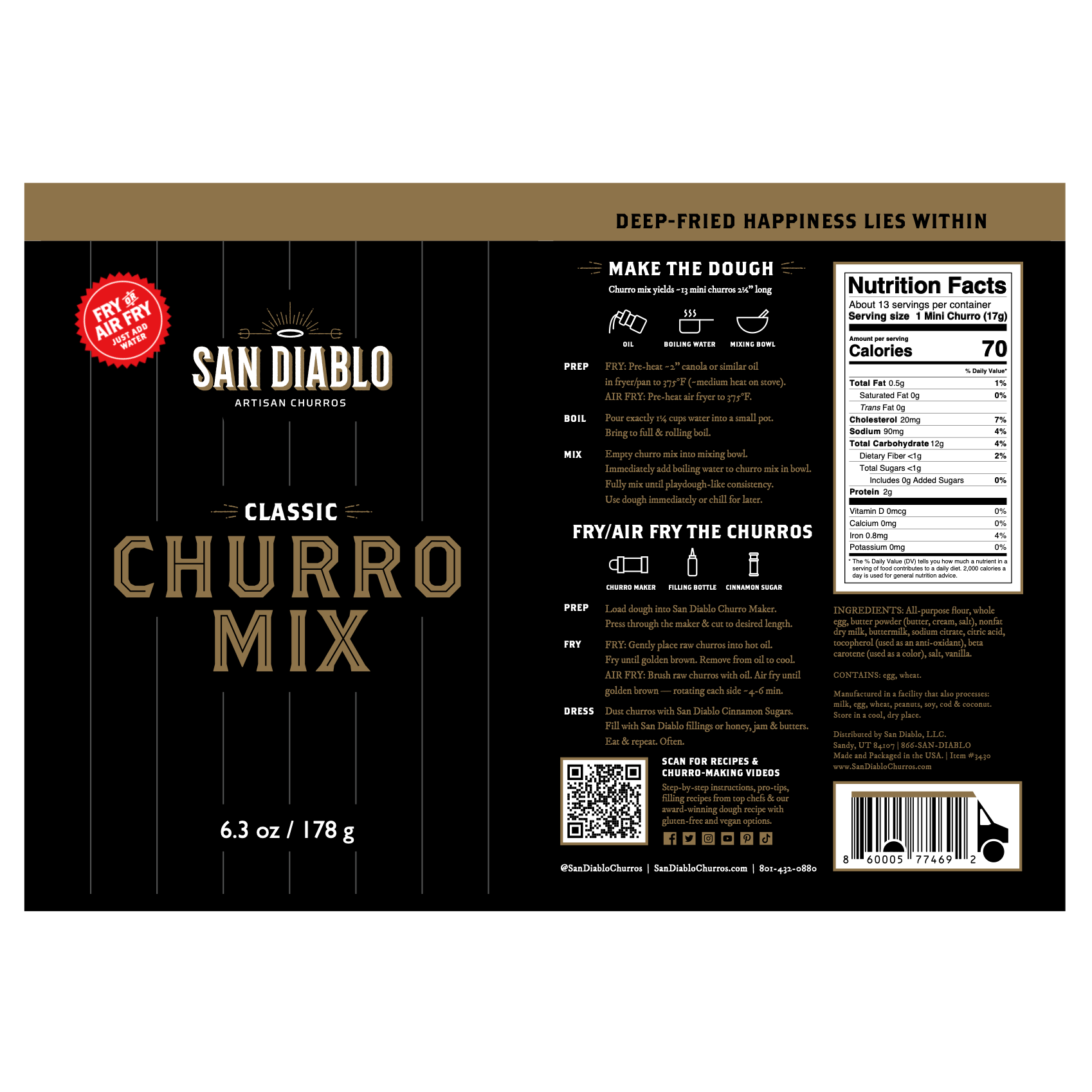 San Diablo Artisan Churros - Venta al por mayor Kit de cocina - Churro Fiesta en una caja: el mejor kit para hacer churros26