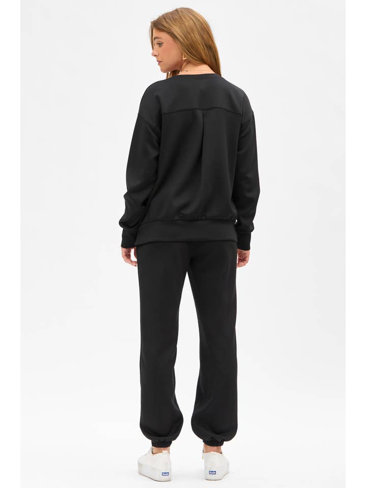 Dear Scarlett - Wholesale Lounge Set - Women's - Crew Neck Pullover + Jogger Set TRVSET-MALIBU20