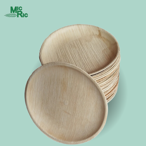 MicRic - Wholesale Disposable Plate - Palm leaf  6 Inch Round Plate (600 Pack) Buy By Box3