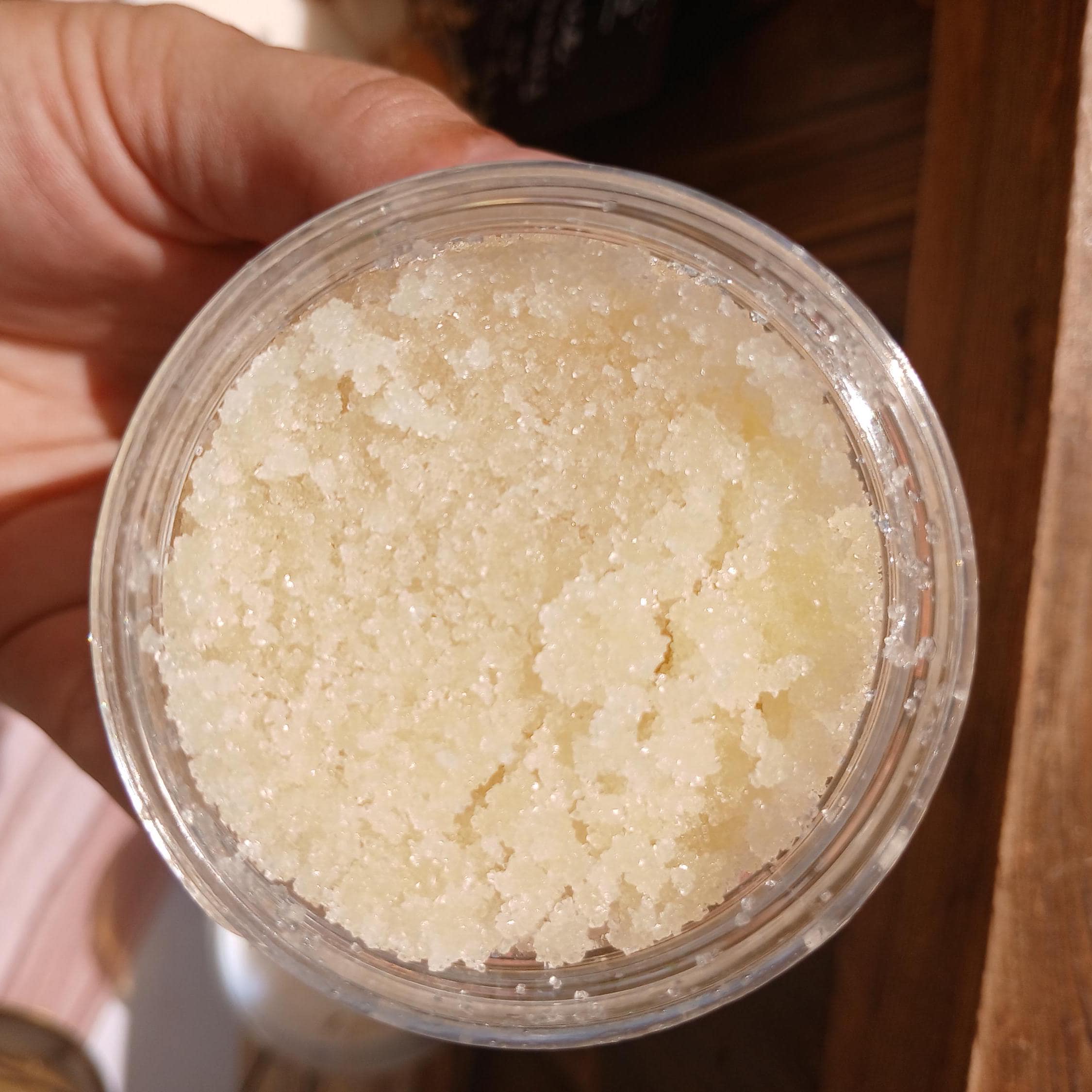 moon and mantras - Vente Gommage/exfoliant pour le corps - Gommages au sucre de canne biologique avec cristaux de guérison0