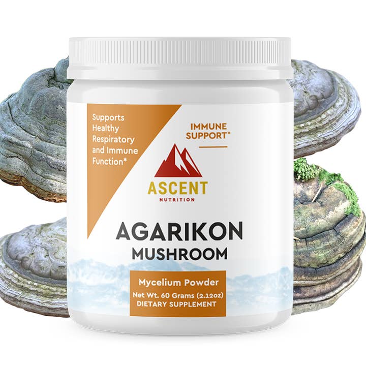 Organic Agarikon Mushroom Powder, 60 Grams for wholesale by Ascent Nutrition