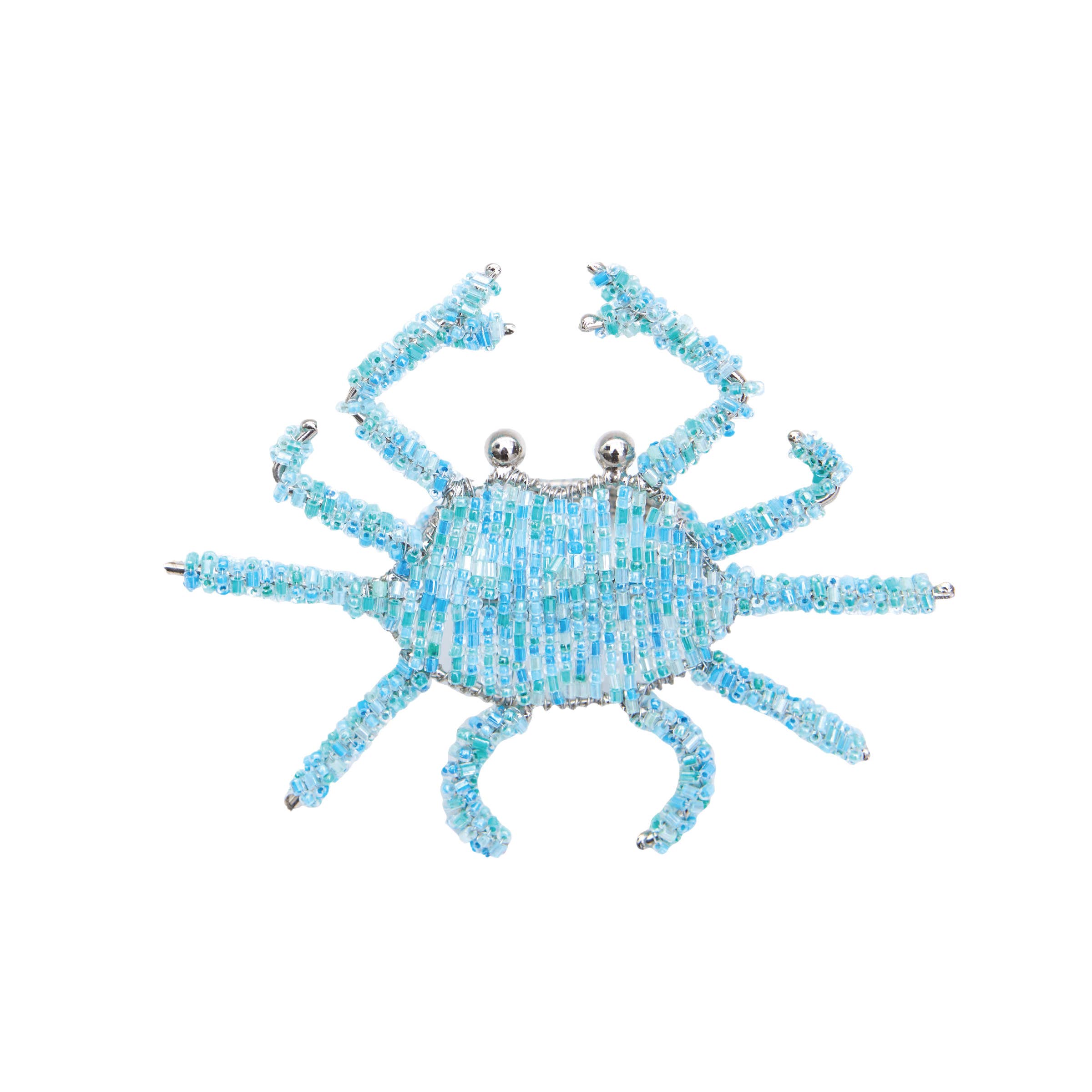 C&F Home - Wholesale Ornament - Christmas Blue Crab Beaded Ornament